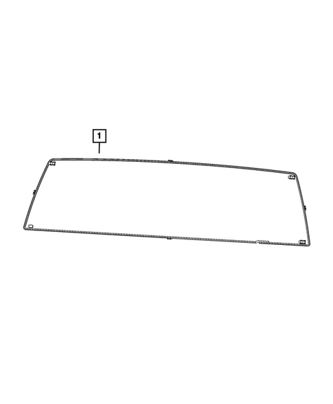 Glass and Interior Rearview Mirror for 2023 Ram 3500 #15