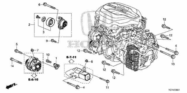Auto Tensioner (2) for 2016 Honda Pilot #0