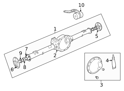 Axle Housing for 2006 Jeep Liberty #0