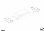 61316989997 - : Control Unit, Center Armrest, Rear Compartment for BMW Image