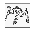 BNYF70100C - Body: Inner Panel Assembly for Mazda: 3 Image