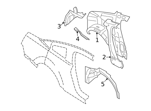 Inner Structure for 2013 Ford Mustang #0