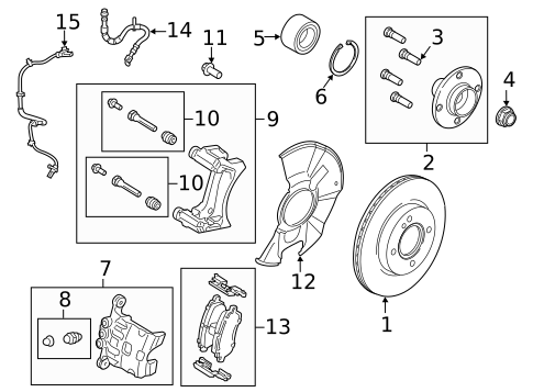 Hardware, Fasteners & Fittings for 2015 Ford Fiesta #1