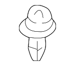 KKY0668865B64 - Body: Lift Gate Trim Retainer for Kia: Spectra Image