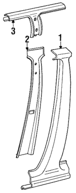 94108779 - Body: Center Pillar for Chevrolet: Spectrum Image