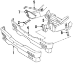 15637933 - Body: Bumper Cover for GMC: Sonoma, Syclone, Typhoon Image