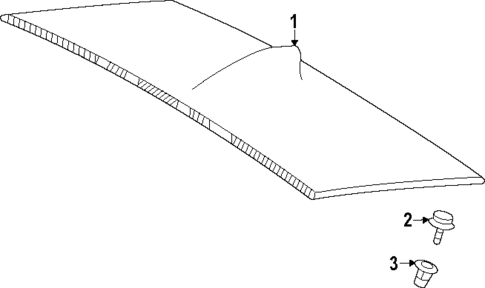 Exterior Trim - Roof for 2025 Toyota Prius #1