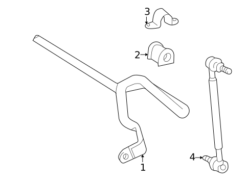 Stabilizer Bar & Components for 2005 Pontiac Vibe #2