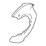 LR118814 - Brakes: Splash Shield for Land-Rover Image