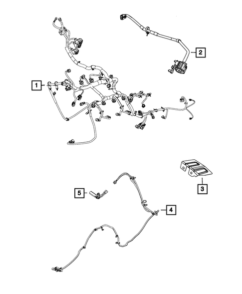 Wiring-Powertrain for 2018 Ram 3500 #9