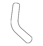 99711066672 - Cooling System: Vacuum Tube Elbow for Porsche Image