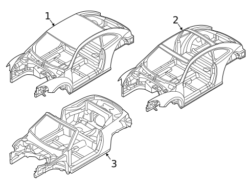 Body Shell for 2014 Volkswagen Beetle #0