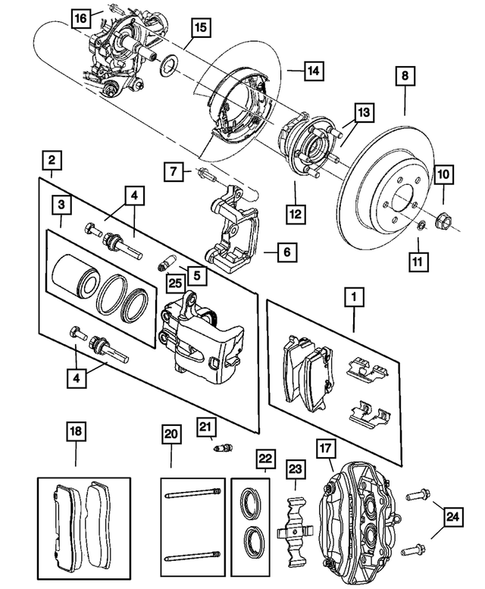 Rear Brakes for 2006 Chrysler 300 #0