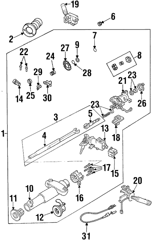 Ignition Lock for 1996 Pontiac Grand Am #1