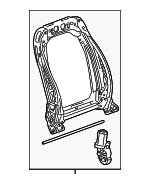 13548590 - Body: Seat Back Frame for GM Image