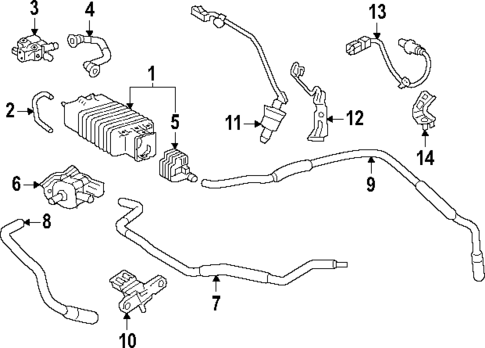Emission Components for 2025 Toyota Camry #0