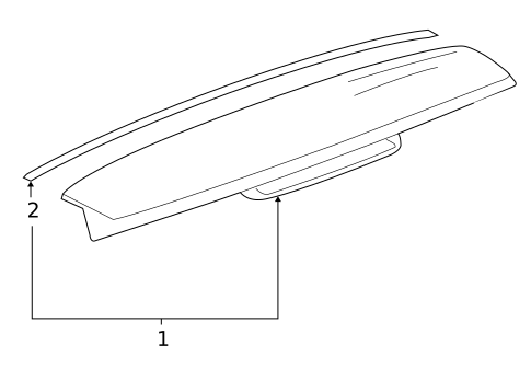 Spoiler for 2012 Cadillac Escalade #0