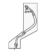 73424AL02A - : Discharge Hose for Subaru: Legacy, Outback Image