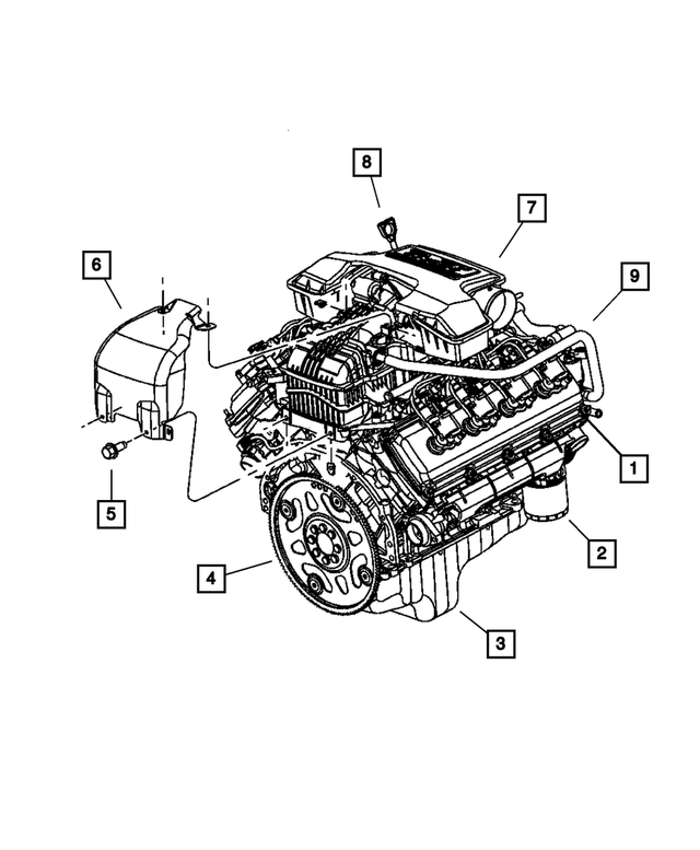53032463BA - Engine 5.7L Eight Cylinder: Throttle Body Resonator for Mopar Image