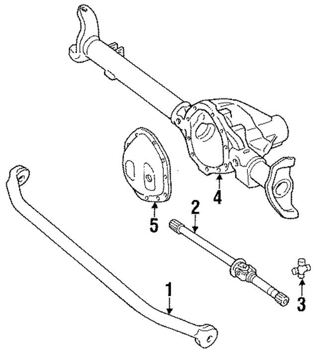 J5352705 - Suspension: Stabilizer Bar for Mopar Image