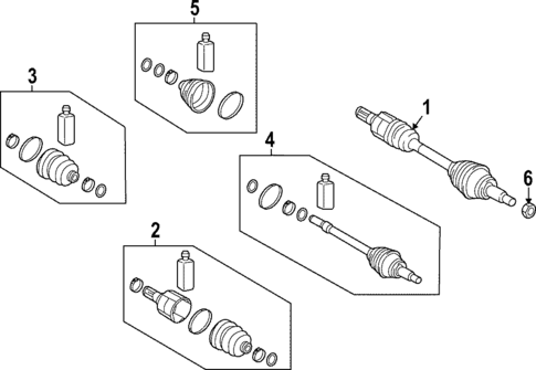 Drive Axles for 2024 Hyundai Ioniq 5 #1