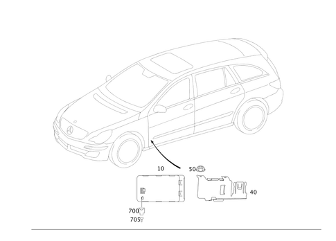 Central Gateway/System Diagnosis for 2006 Mercedes-Benz R500 #0
