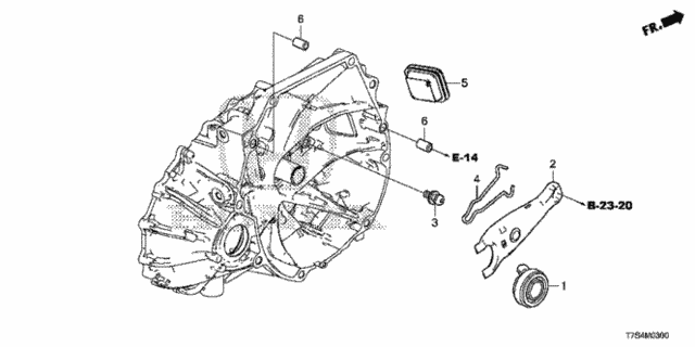 MT Clutch Release for 2018 Honda HR-V #0