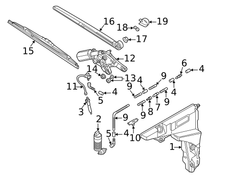 Washer Components for 2025 Audi RS6 Avant #0