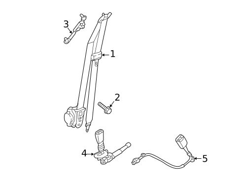Seat Belt for 2016 Hyundai Tucson #1