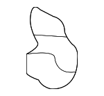 77234SV4003 - Body: Cup Holder Clip for Honda Image