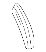 6237717020 - : 2000-2002 Toyota MR2 Spyder - Weatherstrip Retainer for Toyota: MR2 Spyder Image