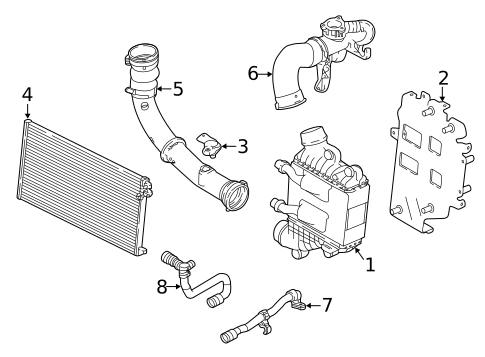 Intercooler for 2020 Jaguar E-Pace #0