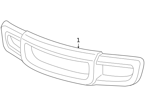 Exterior Trim - Front Bumper for 2001 Acura MDX #0