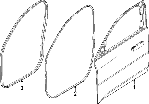 Door & Components for 2024 BMW X2 #1