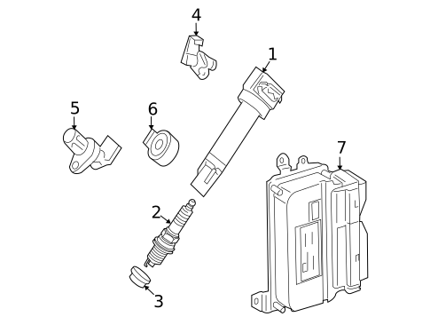 Ignition System for 2014 Smart Fortwo #0