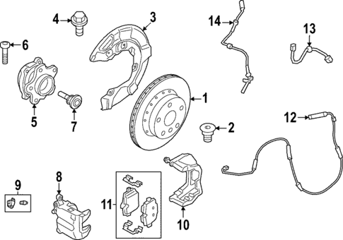 Rear Brakes for 2024 BMW M240i xDrive #0