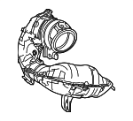 17400F0050 - Exhaust: Mnfd W/Converter for Toyota: Grand Highlander, Highlander Image