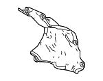 17271F0020 - Exhaust: Rear Shield for Toyota Image