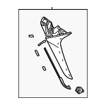 76088F6010 - : Side Spoiler for Lexus: NX250, NX350, NX350h, NX450h+ Image