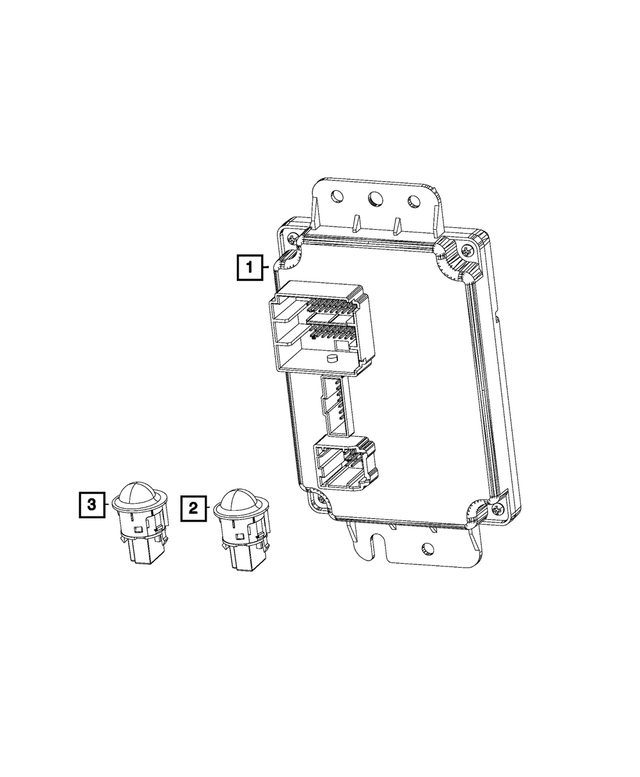 68441899AD - Electrical: A/c And Heater Module for Mopar Image
