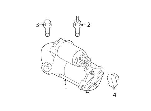 Starter & Related Components for 2012 Lincoln MKX #0