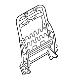 8580360L10 - Body: Seat Back Frame for Suzuki Image