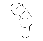 19106RSAG00 - Cooling System: Elbow for Acura: ILX, MDX, RDX, TL, TLX, TSX, ZDX Image