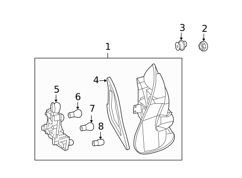 Tail Lamps for 2006 Mercedes-Benz CLK350 #0