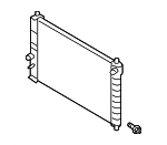 21823 - Cooling System: ACDelcoâ„¢ Radiator Assembly for Chevrolet: Aveo, Aveo5 | Pontiac: G3 Image