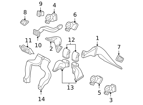 Ducts for 2006 Land Rover LR3 #0