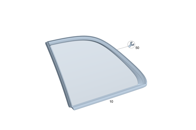 2436704500 - Window System: Side Window, Fixed for Mercedes-Benz Image image