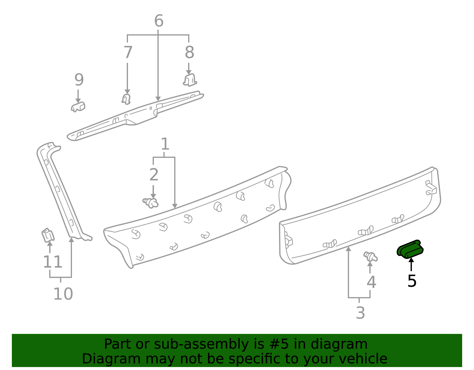 74811-13010-C2 - 1999-2008 Lexus - Pull Handle | My L Parts