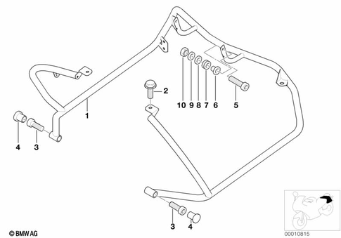 Safety Bar for 2000 BMW-Motorrad R 1100 RT #1