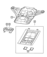 68105821AB - Interior Trim: Compass Module for Mopar Image